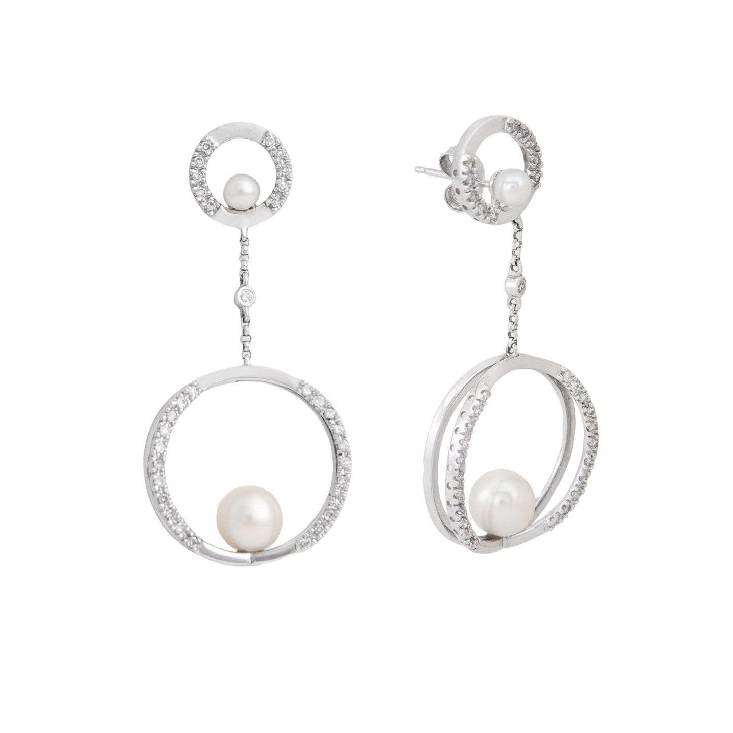 Aretes Colgantes Diseño Circular