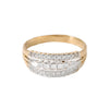 Churumbela en Oro de Dos Tonos 14K con Diamantes