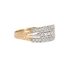 Churumbela en Oro de Dos Tonos 14K con Diamantes