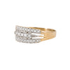Churumbela en Oro de Dos Tonos 14K con Diamantes