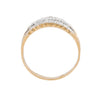 Churumbela en Oro de Dos Tonos 14K con Diamantes