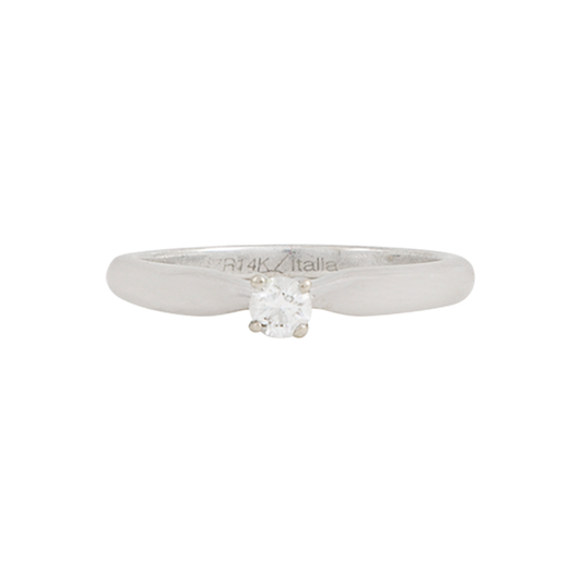 Anillo Solitario 0.14 CT
