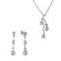 Juego De Collar Y Aretes Colgantes - Boutique San Agustín