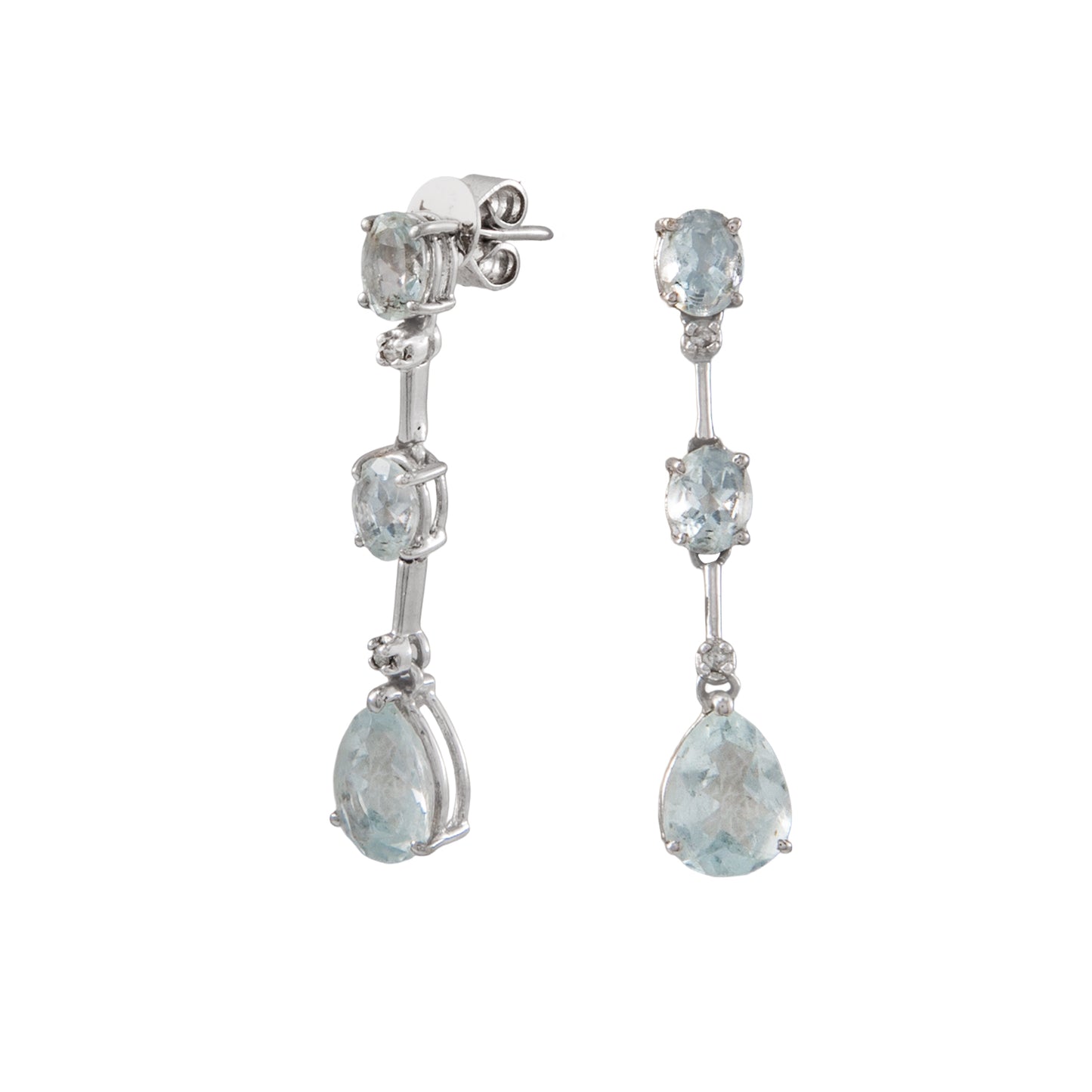 Juego De Collar Y Aretes Colgantes - Boutique San Agustín