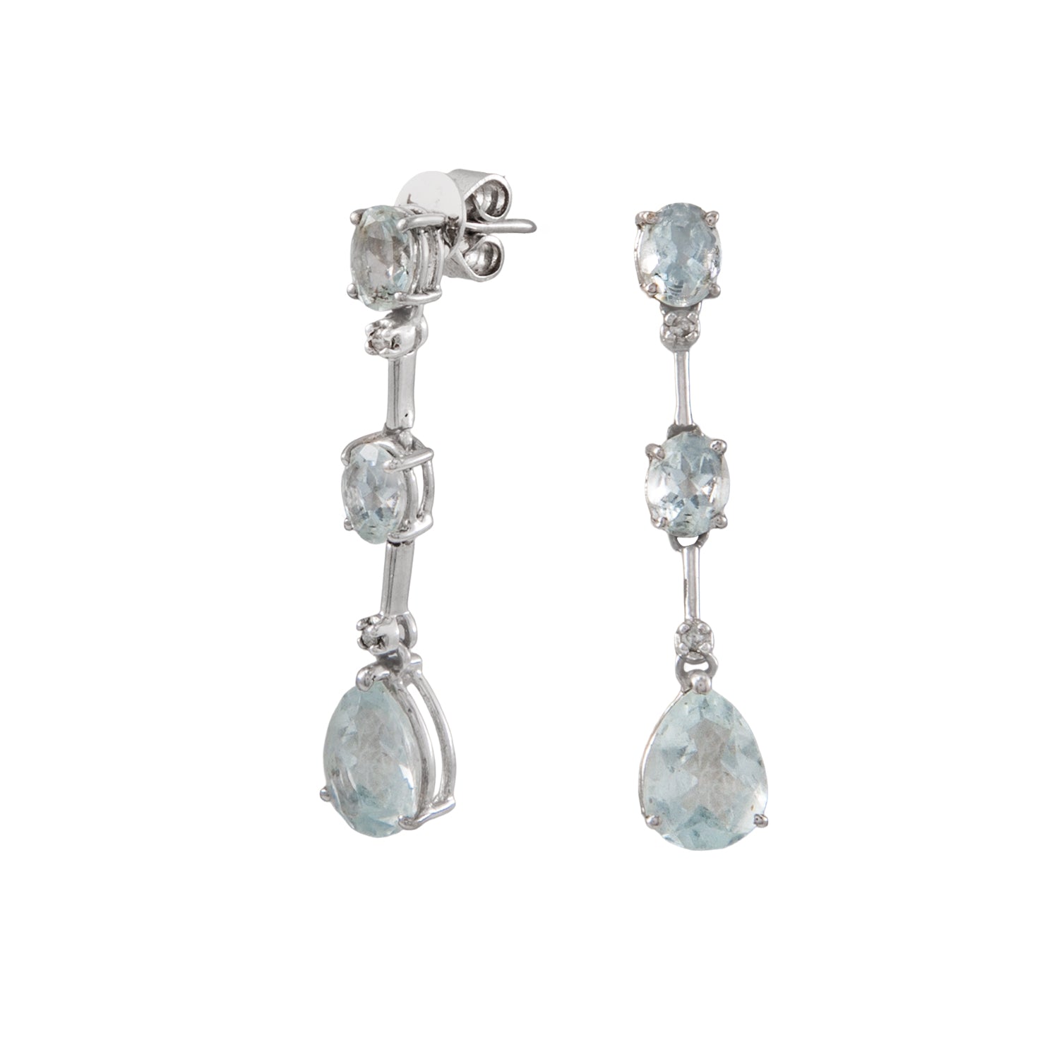 Juego De Collar Y Aretes Colgantes - Boutique San Agustín