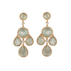 Aretes Con Amatistas Verdes