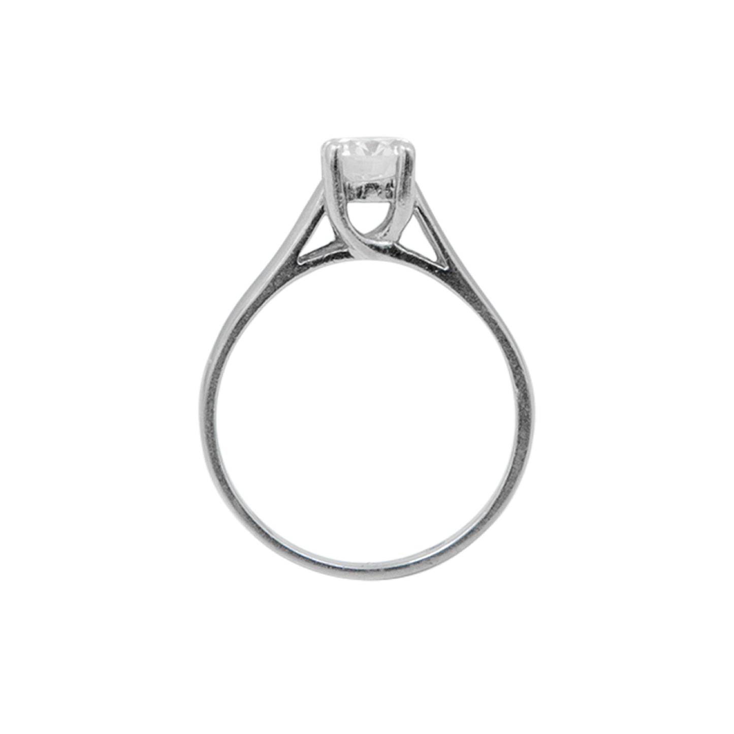 Anillo Solitario en oro blanco 1.05 CT