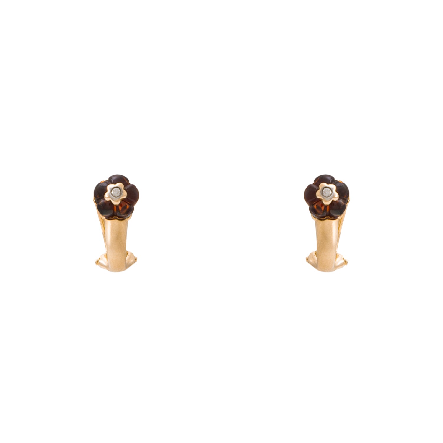 Juego de Anillo y Aretes con Diamantes y Granates