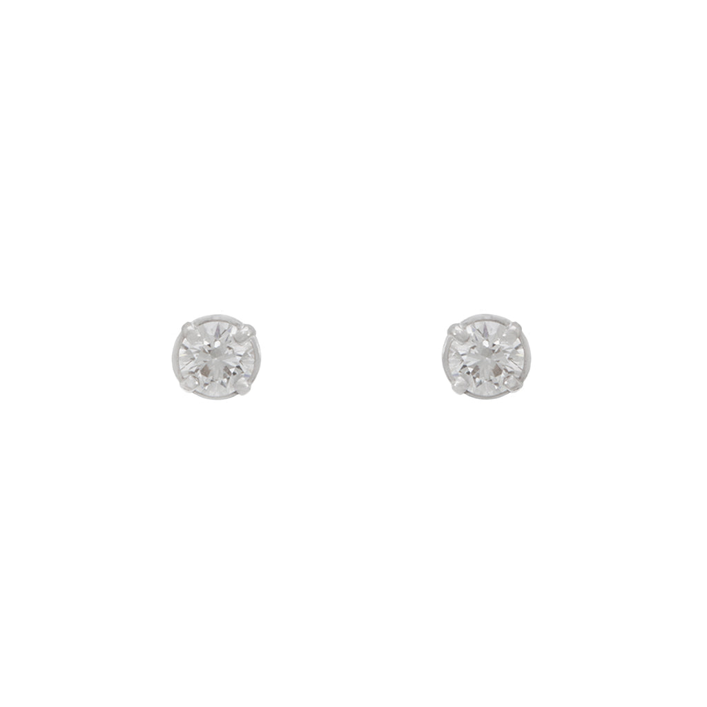 Broqueles con Diamantes 14k