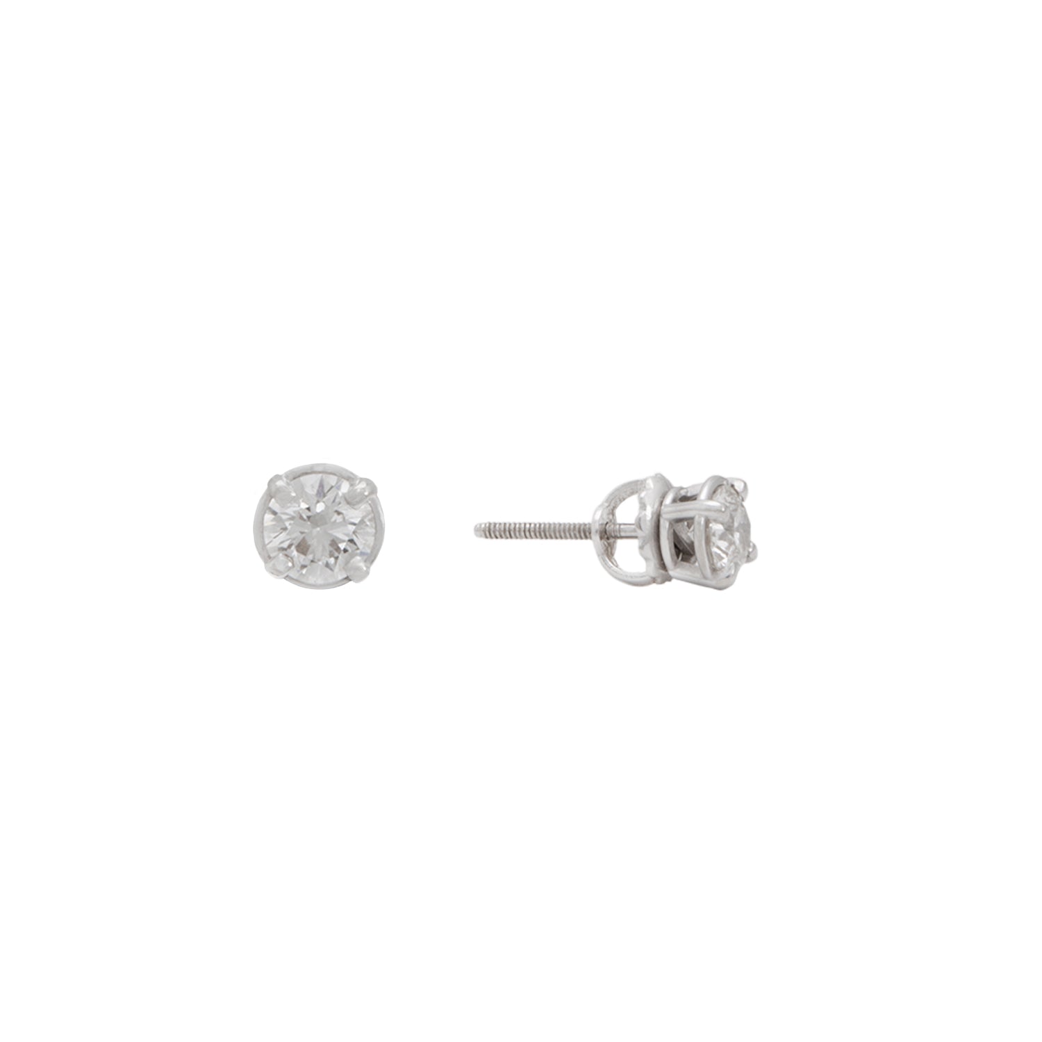 Broqueles con Diamantes 14k
