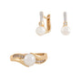 Juego de Anillo Y Aretes Con Perlas - Boutique San Agustín