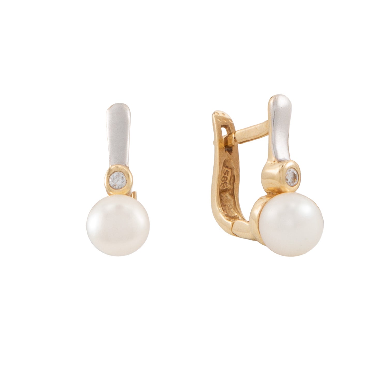 Juego de Anillo Y Aretes Con Perlas - Boutique San Agustín