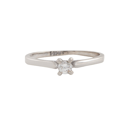 Anillo Solitario .13 CT