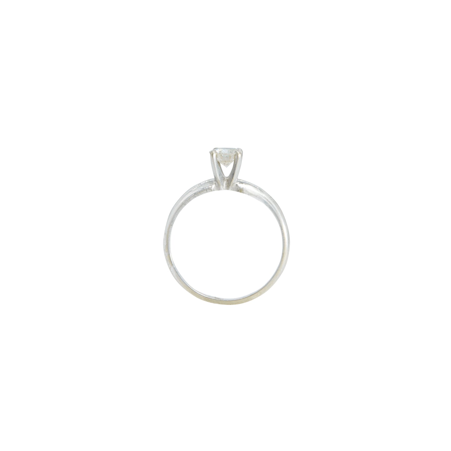 Anillo Solitario Oro Blanco .52 CT