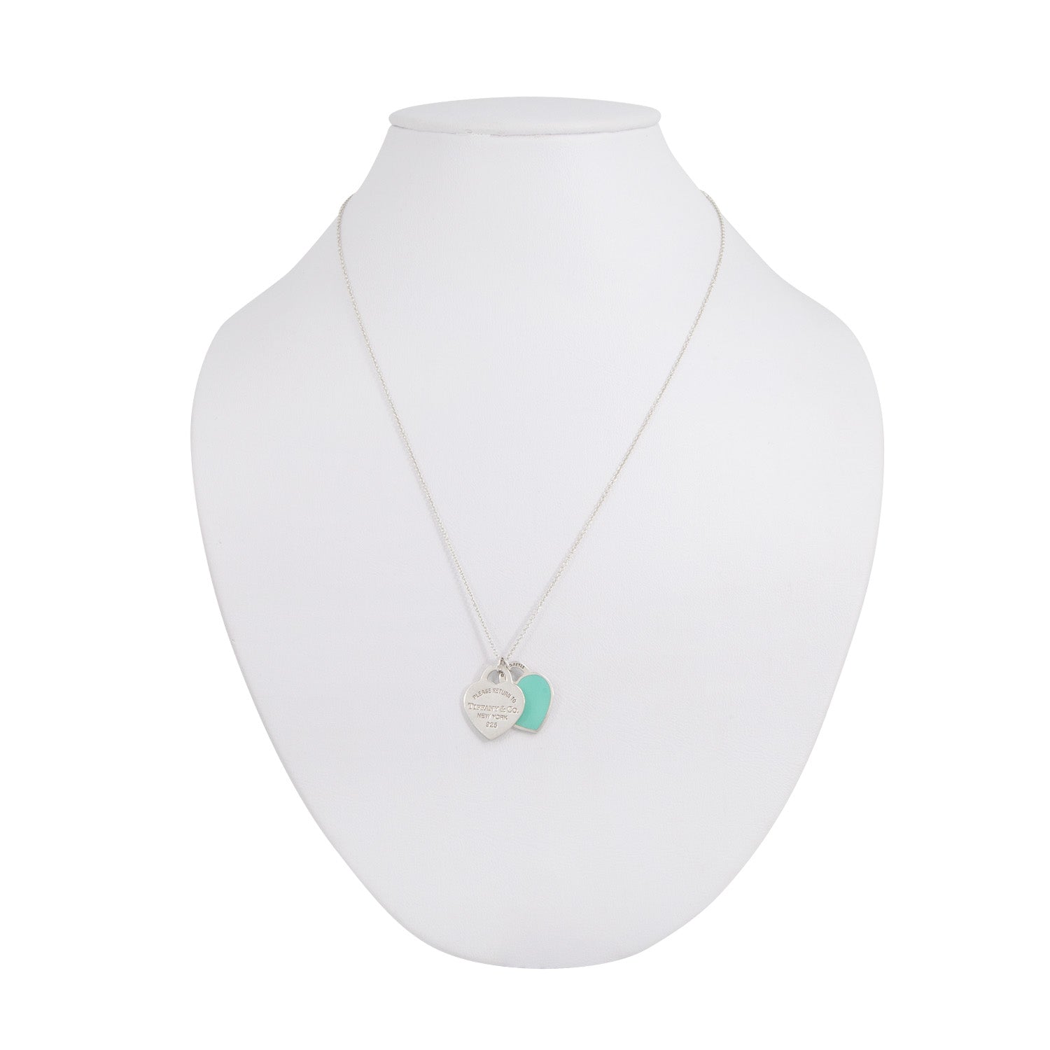 VENDIDO Collar Con Doble Placa Corazón