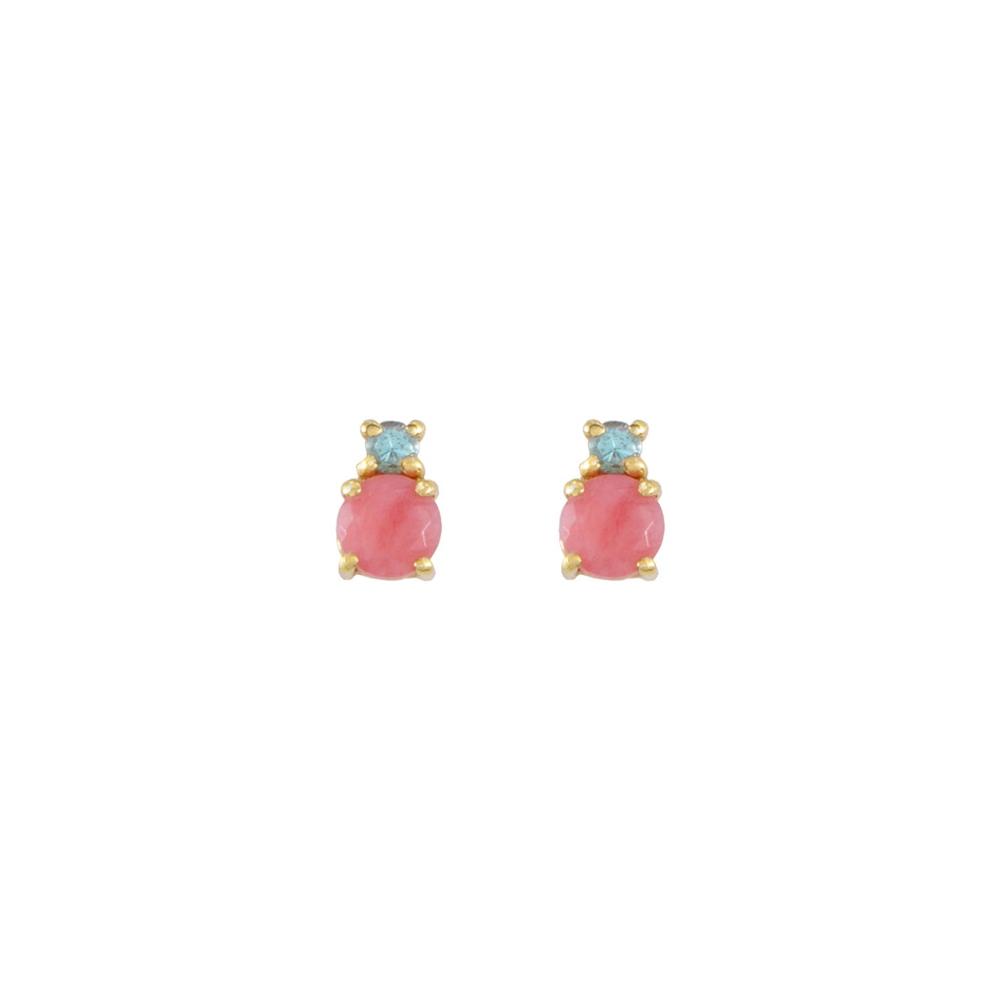 Aretes Mini Ivette con gemas