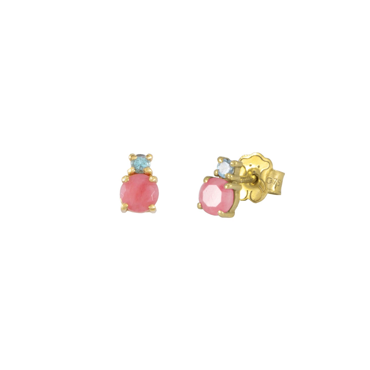 Aretes Mini Ivette con gemas