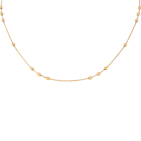 Gargantilla Con Esferas Intercaladas