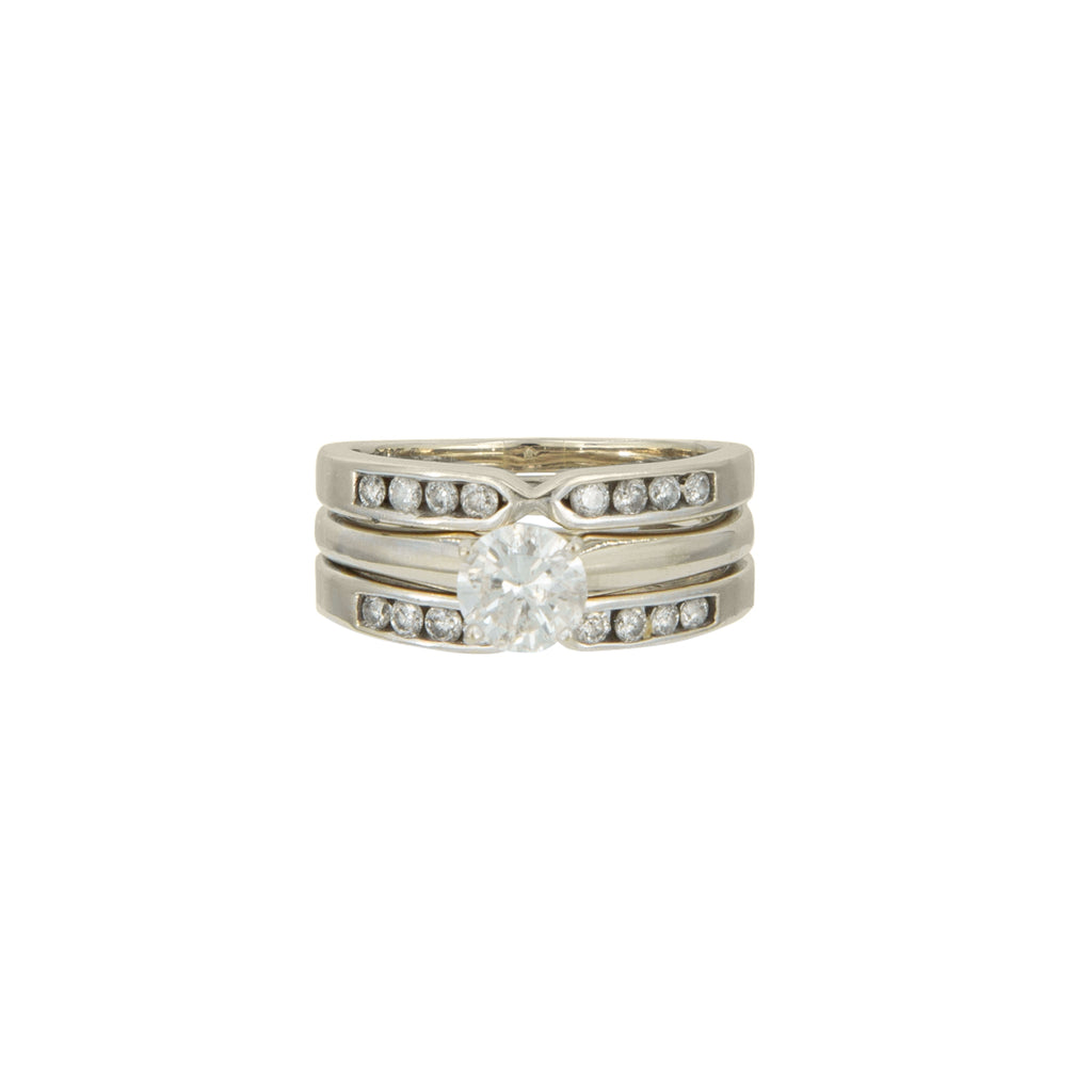 Alianza En Oro Blanco De 14k - Boutique San Agustín