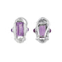Juego de Aretes y Anillo Piedras Moradas - Boutique San Agustín