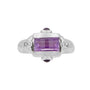 Juego de Aretes y Anillo Piedras Moradas - Boutique San Agustín