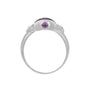 Juego de Aretes y Anillo Piedras Moradas - Boutique San Agustín