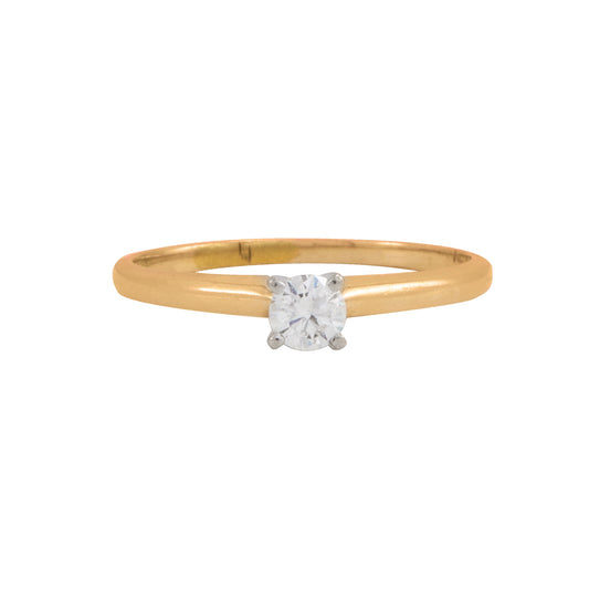 Anillo Solitario .20 CT