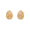 Aretes Ovalados con Diamantes