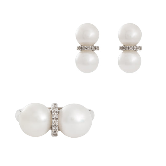 Juego de Aretes y Anillo