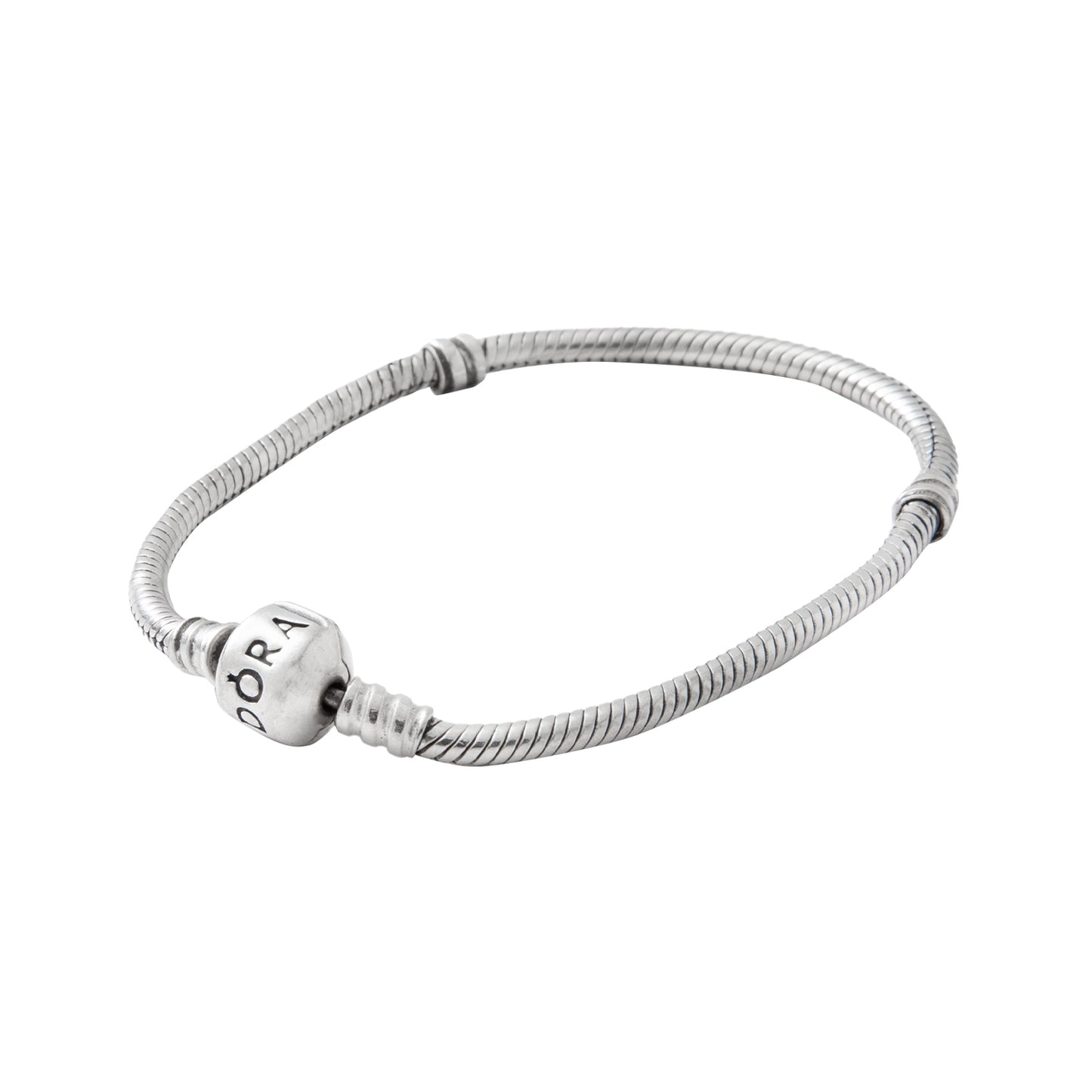 VENDIDO Brazalete Moments con Broche de Barril 17 cm