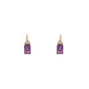 Aretes con Amatistas y Diamantes