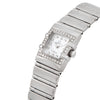 Omega Constellation Quadra en Acero con Bisel de Diamantes 15mm