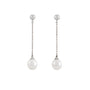 Juego De Collar Y Aretes Colgantes Con Perlas - Boutique San Agustín