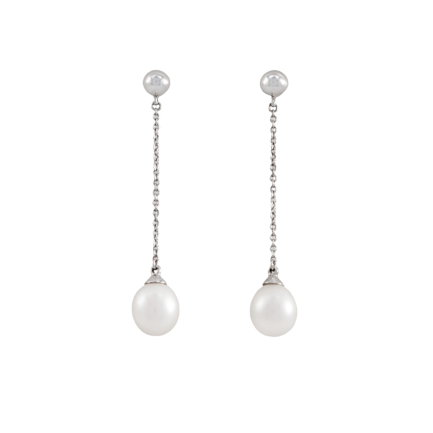 Juego De Collar Y Aretes Colgantes Con Perlas - Boutique San Agustín