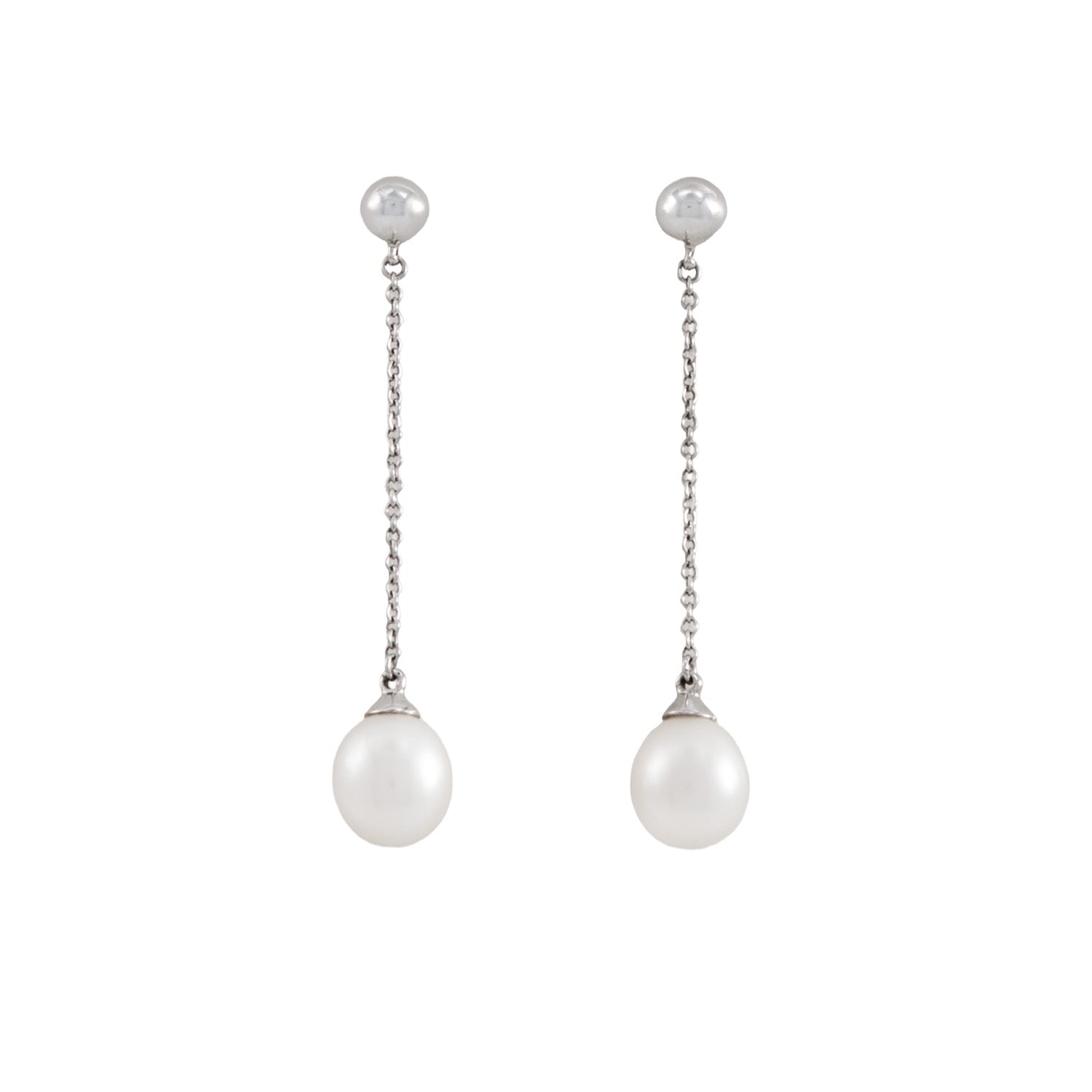 Juego De Collar Y Aretes Colgantes Con Perlas - Boutique San Agustín