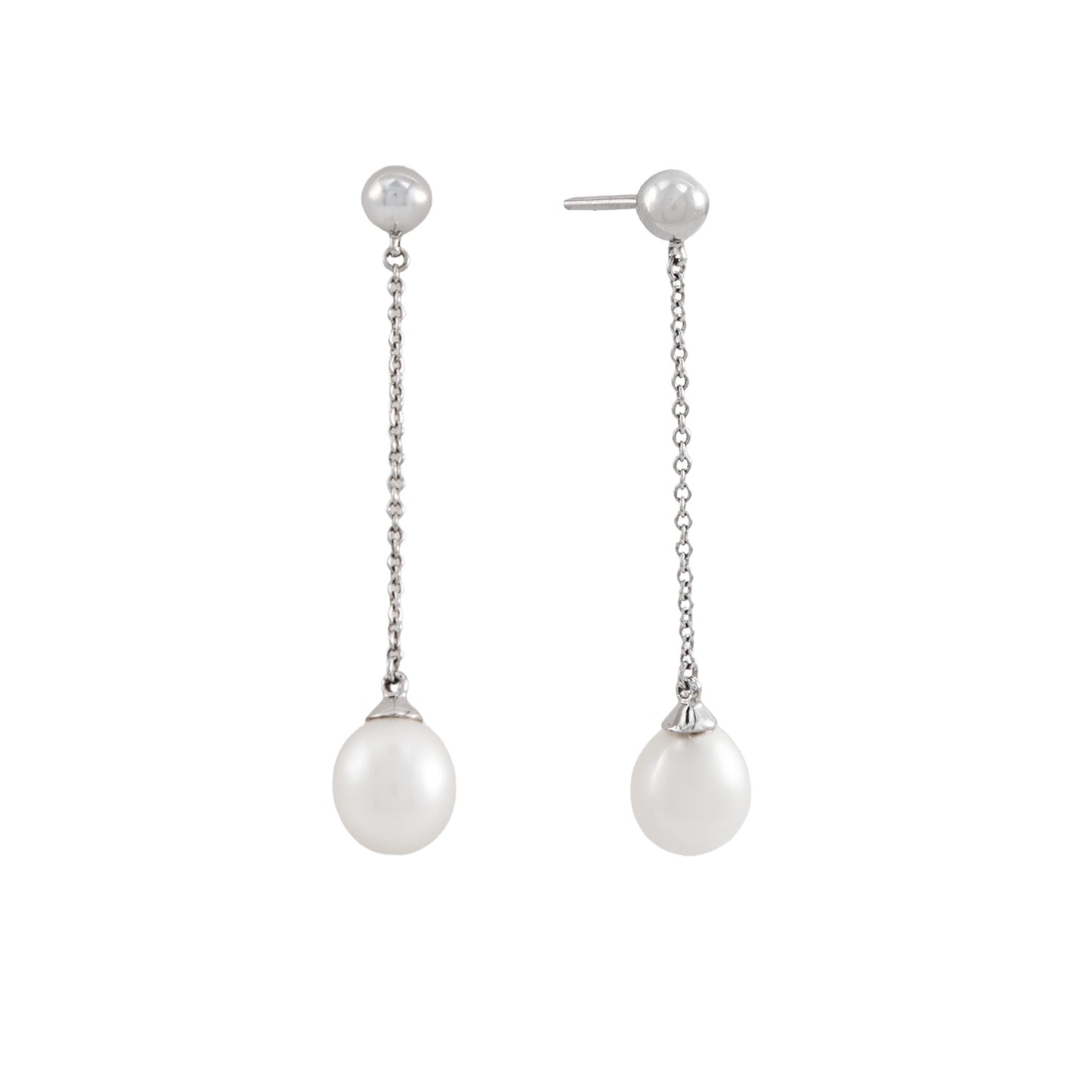 Juego De Collar Y Aretes Colgantes Con Perlas - Boutique San Agustín
