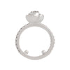 Anillo Solitario Diseño Rosa
