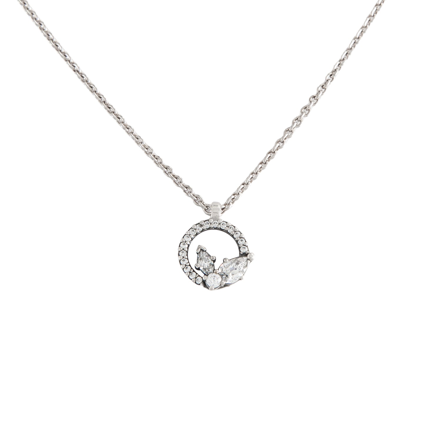 Gargantilla Racimo y Círculo Herbario Reluciente