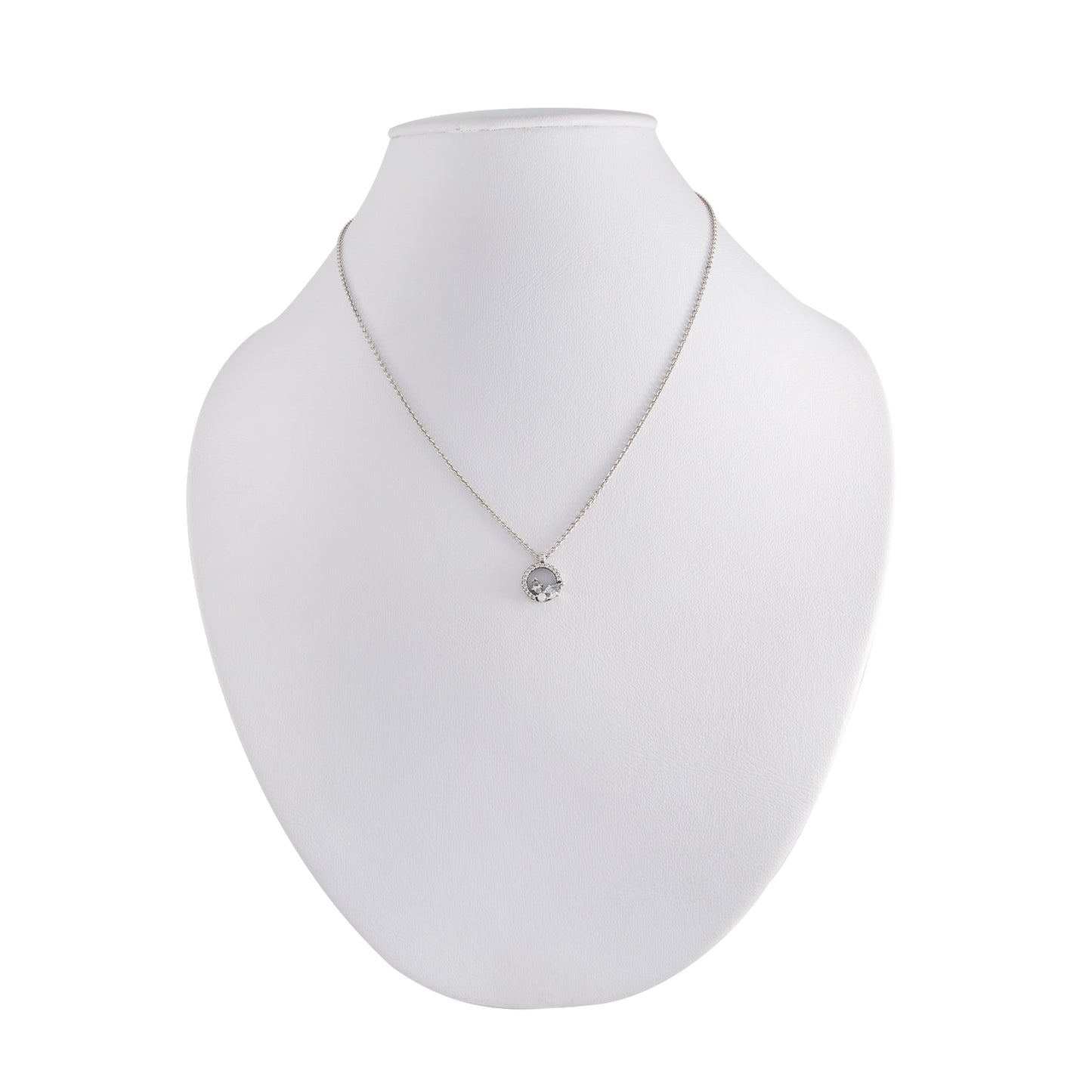 Gargantilla Racimo y Círculo Herbario Reluciente