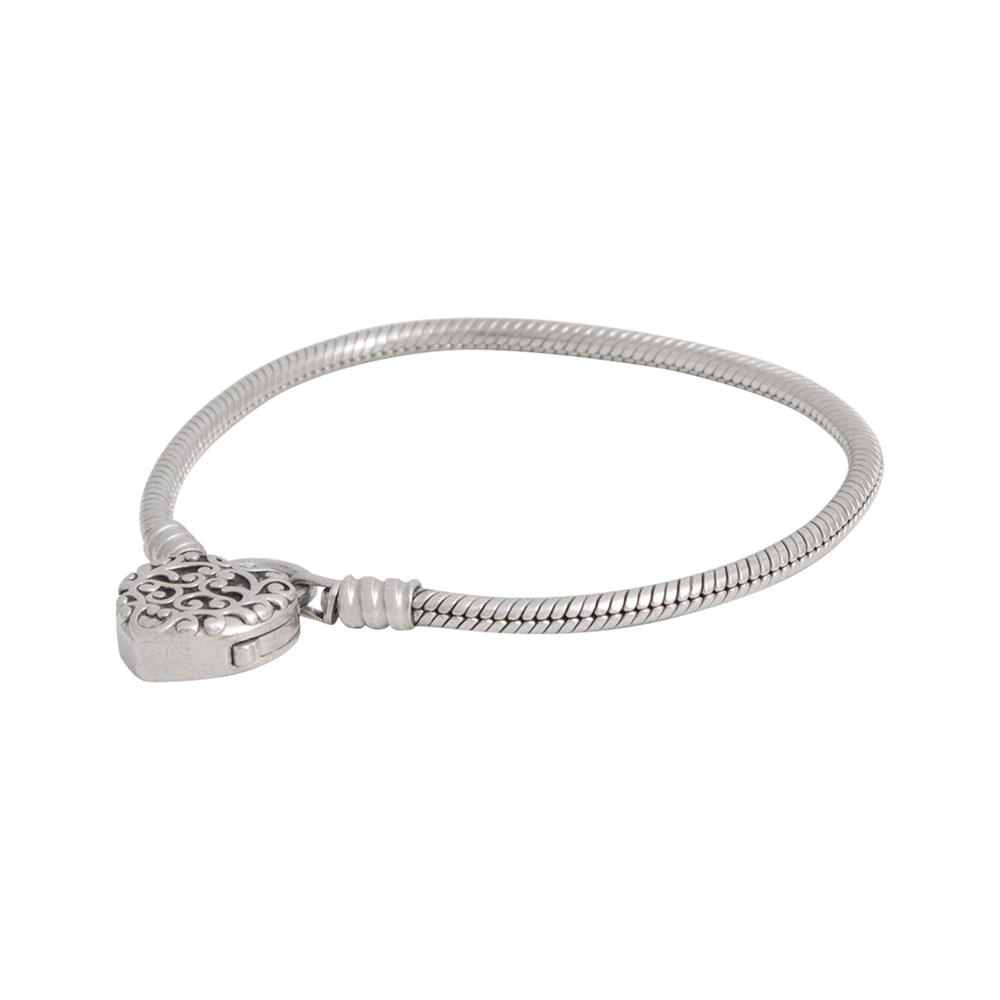 Brazalete Moments Candado Corazón Real 17cm