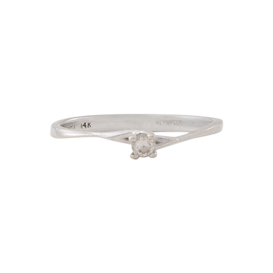 Anillo Solitario .08 CT