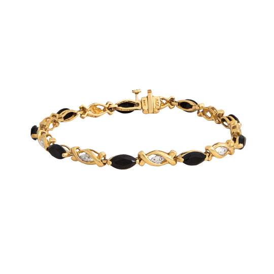 Pulsera Diseño Especial Con Turmalina