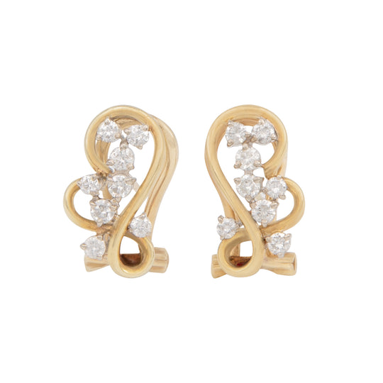 Aretes Diseño Especial 14k