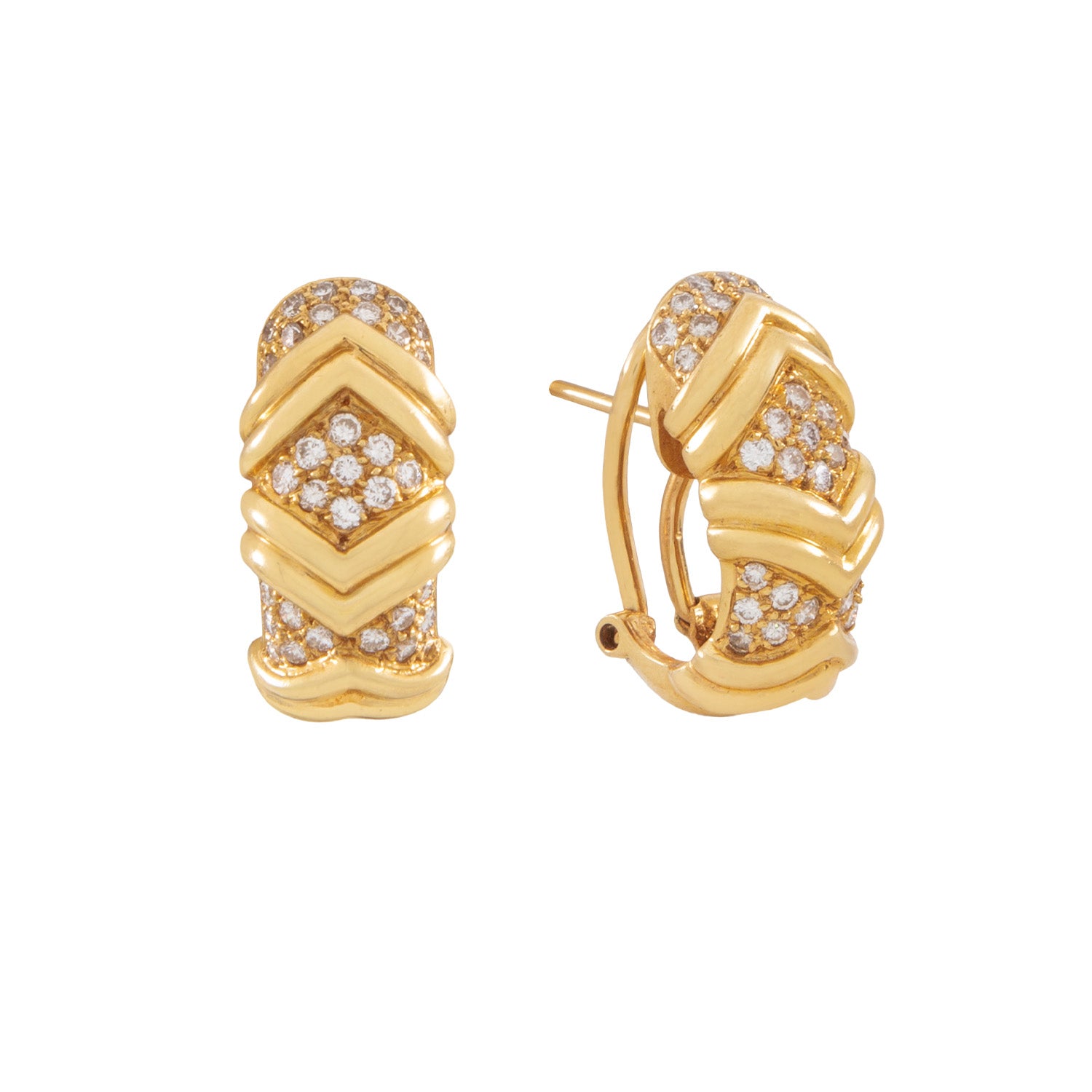 Aretes Diseño Chevrón