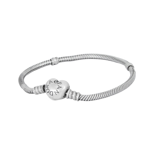 Brazalete Moments con Broche De Corazón 17 cm