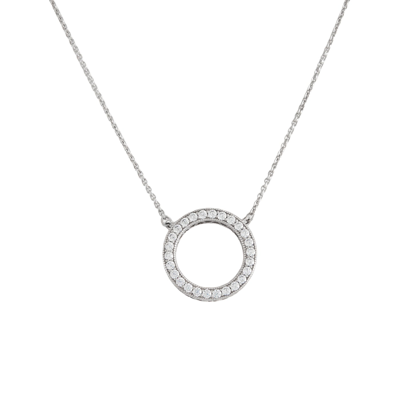 Gargantilla Círculo Brillante