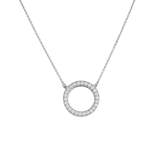 Gargantilla Círculo Brillante