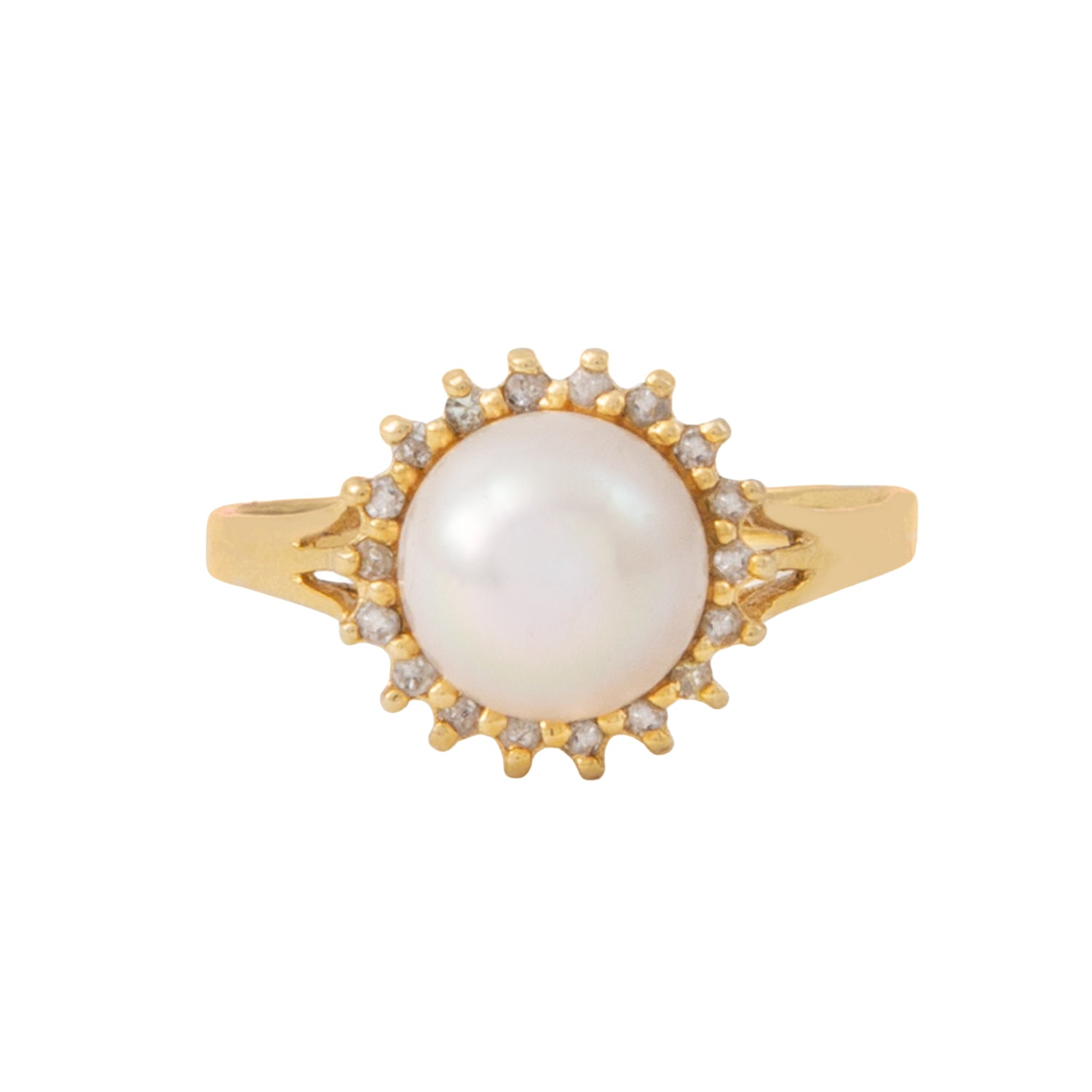 Anillo Perla Clásico