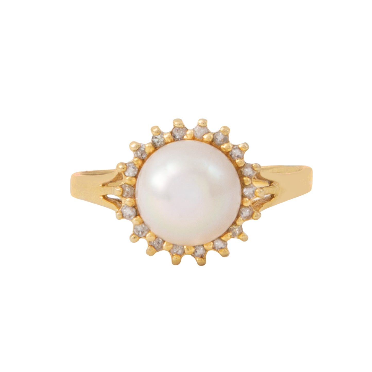 Anillo Perla Clásico