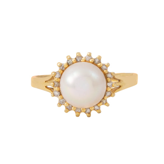 Anillo Perla Clásico